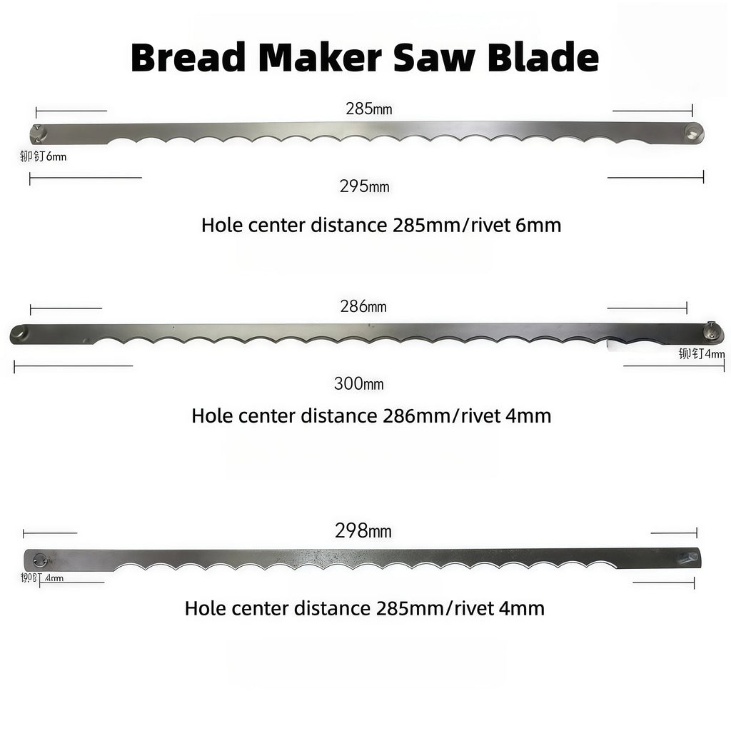 10 PCS SUS440C Toaster Slicing Serrated Blade Cut Bread Knife Blade with Teeth for Slicing Machine Blades