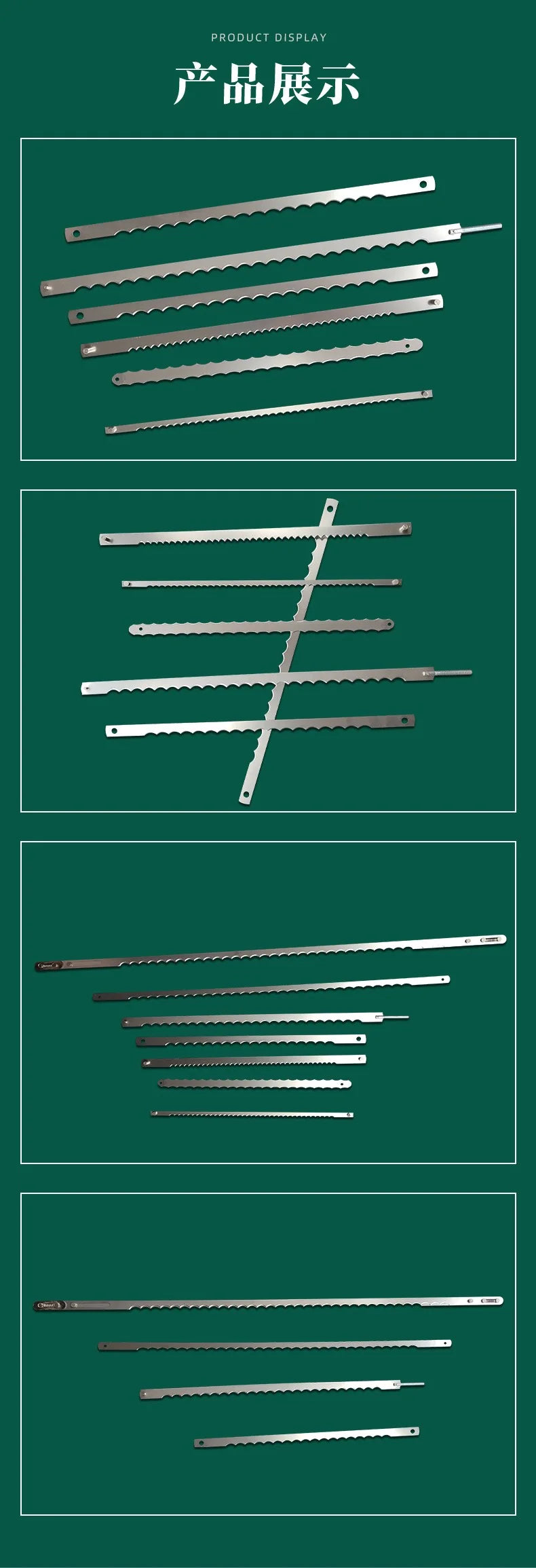 10 PCS SUS440C Toaster Slicing Serrated Blade Cut Bread Knife Blade with Teeth for Slicing Machine Blades