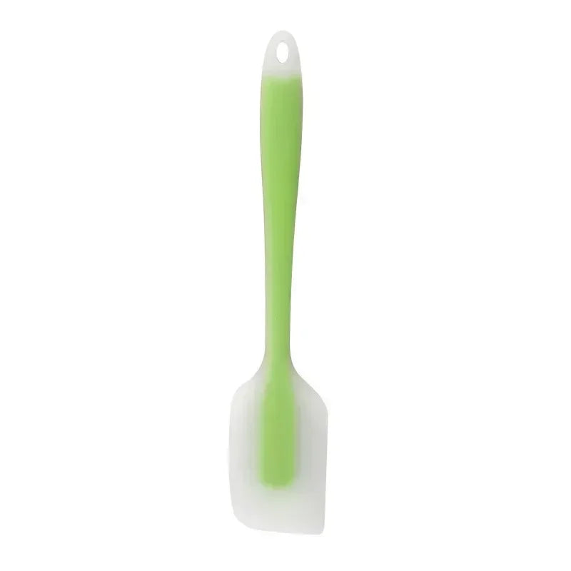 CrystalFlex Silicone Spatula - Ultra-Heat Resistant (500°F)-Translucent Baking Tool for Butter/Cream-Ergo Grip & Dishwasher Safe