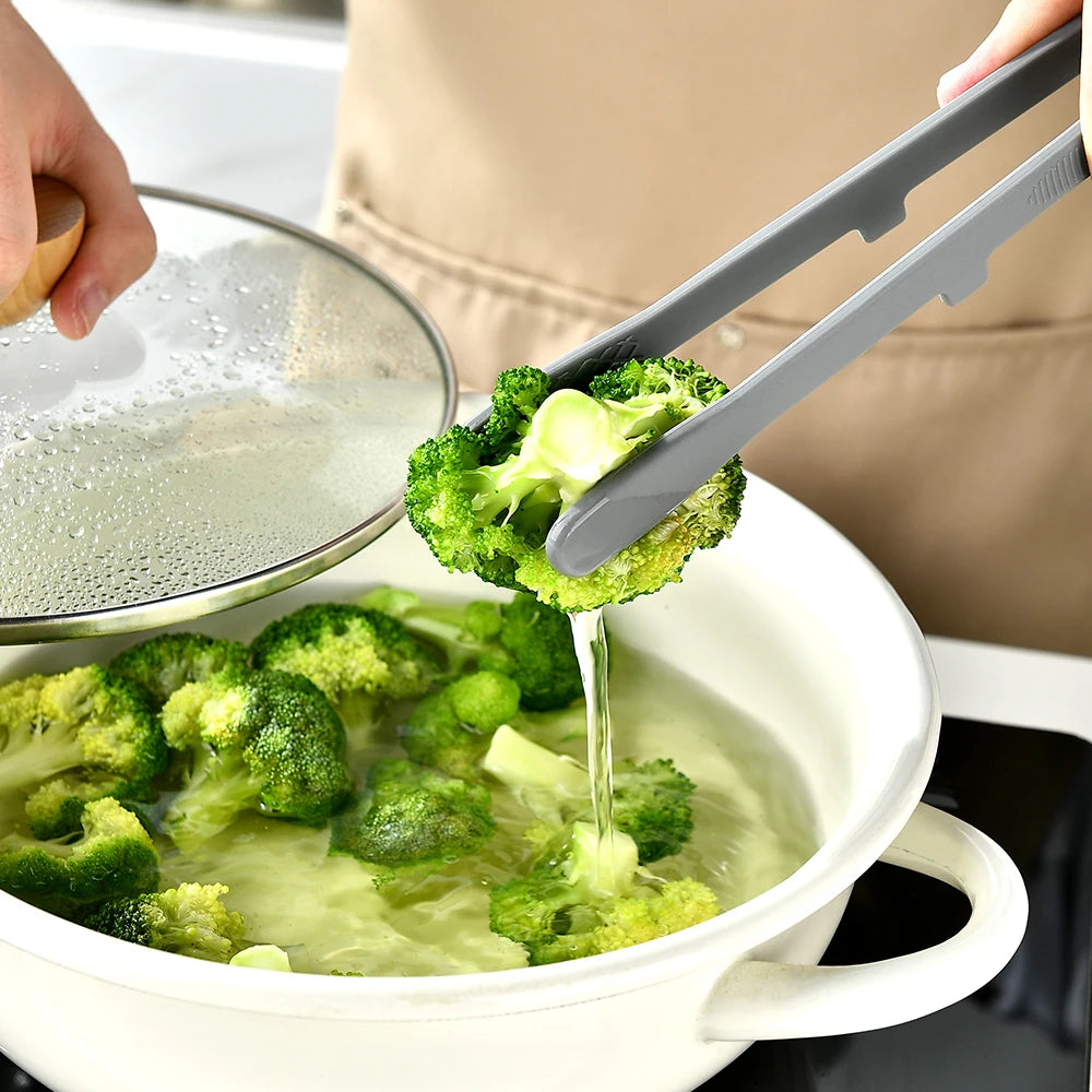 1Pc Kitchen Tongs Silicone Barbecue Tongs Clip BBQ Grill Meat Tongs Cooking Tweezers for Food Utensils Kitchen Accessories