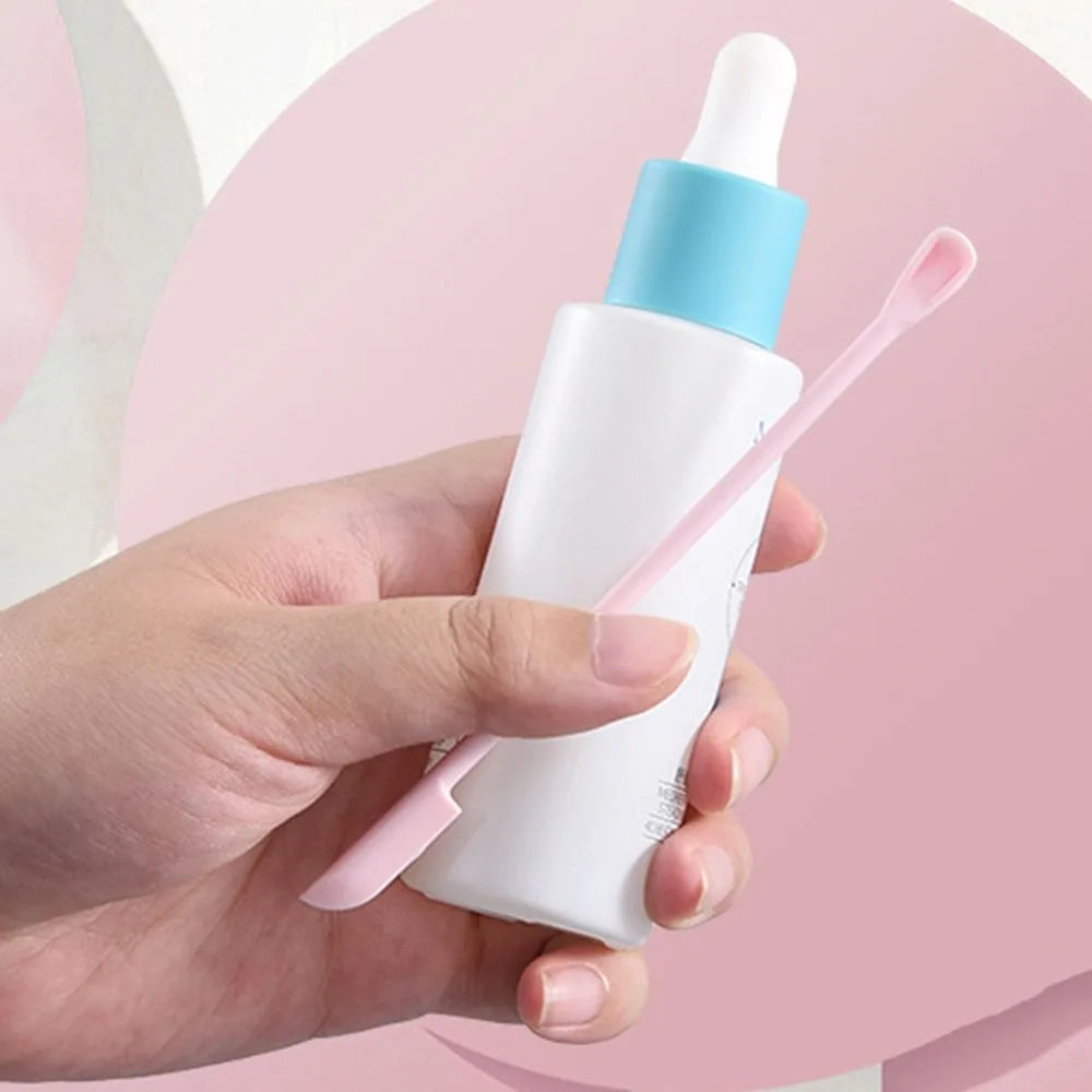 Face Mask Brush Cosmetic Last Drop Scoop Beauty Tools Silicone Spatula Deep Bottle Scraper Cosmetics Spoon Makeup Brushes