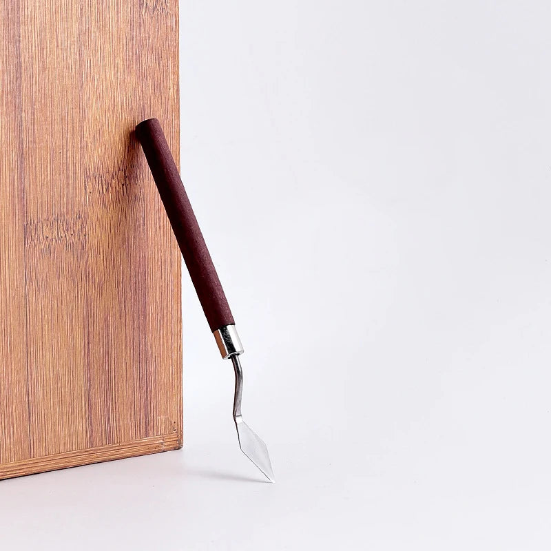 Stainless Steel Fondant Cake Spatula Cream Mixing Scraper Oil Painting Shovel Baking Pastry Tools Kitchen Accessories