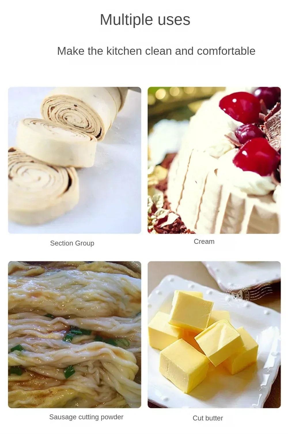 Plastic Dough Weight Cutter Cookie Fondant Bread Pizza Tools Spatula for Cake Butter Scraper Pastry and Bakery Kitchen Utensils