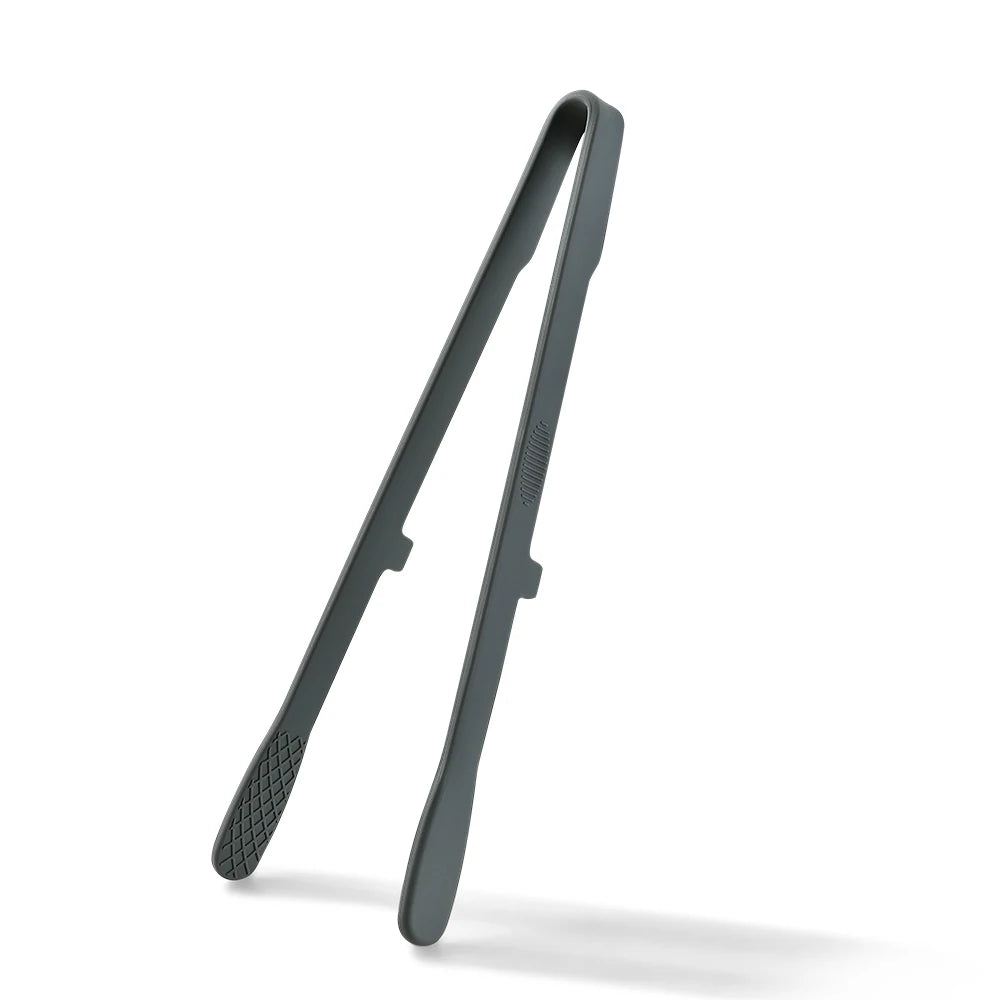 1Pc Silicone Grill Tongs Non-Stick Food Bread Clip Heat Resistant BBQ Salad Cooking Serving Clamp Steak Pasta Clip For Kitchen