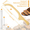 Wooden Bread Bow Knife Baking Baguette Cake Knife Serrated Toast Knife Bread Cutter Bread Cutting Saw Tool Kitchen Accessories