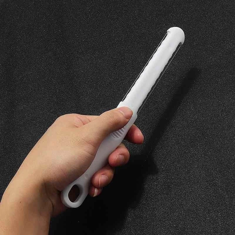 New Cheese Butter Slicer Pissza Knife Sharp Cutter Soft Handle Cutter White Useful Kitchen Cheese Tool Household Cook Supplies