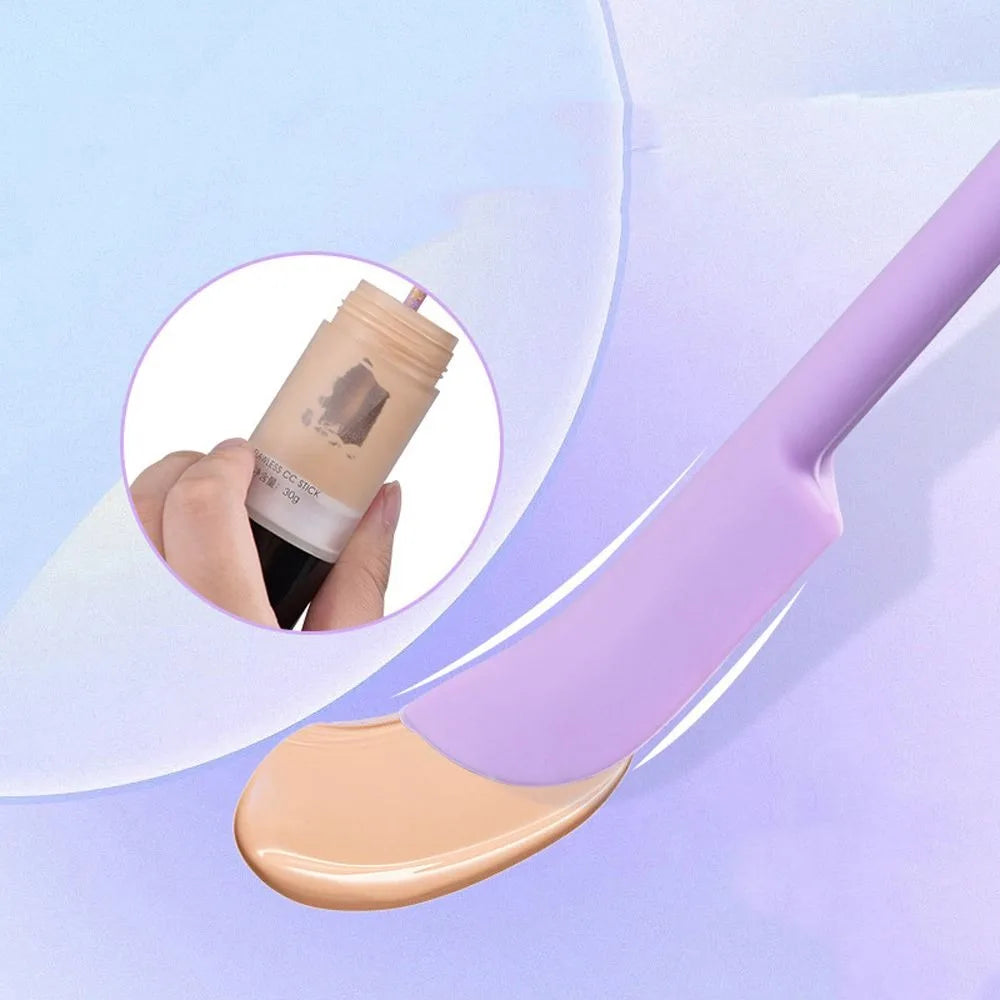 Face Mask Brush Cosmetic Last Drop Scoop Beauty Tools Silicone Spatula Deep Bottle Scraper Cosmetics Spoon Makeup Brushes
