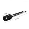 Non-Stick Silicone Cooking Tongs Stainless Steel Food Tongs Non-Slip Bread Steak Clip Salad Pizza BBQ Grill Kitchen Accessories
