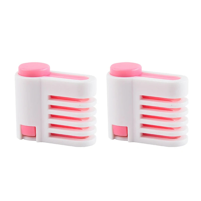 2Pcs Cake Slicer Set Adjustable 5 Layers Bread Cutter Slicer Bread Knife Splitter Toast Slicer Cake Divider Kitchen Baking Tools