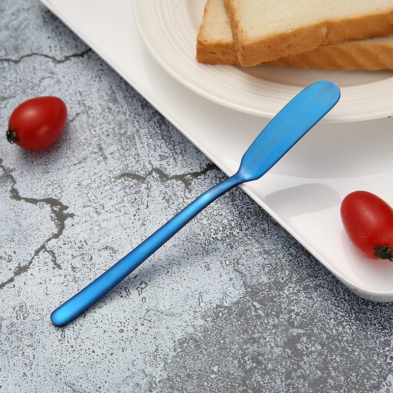 Western Stainless Steel Butter Knife Cheese Spatula Bread Cream Jam Spreaders for Cake Jelly Pastry Tools Baking Utensils