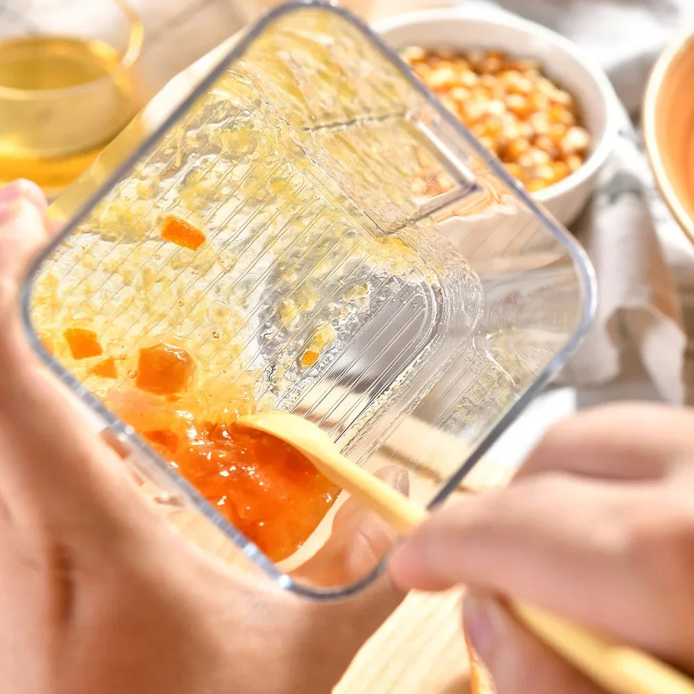 Mini Silicone Scraper Double End Two In One Spatula Jam Bottle Cosmetic Bottle Scraper Spoon Set for Jam Seasoning