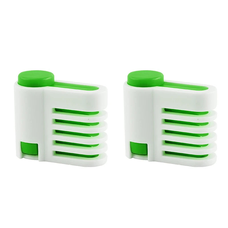 2Pcs Cake Slicer Set Adjustable 5 Layers Bread Cutter Slicer Bread Knife Splitter Toast Slicer Cake Divider Kitchen Baking Tools