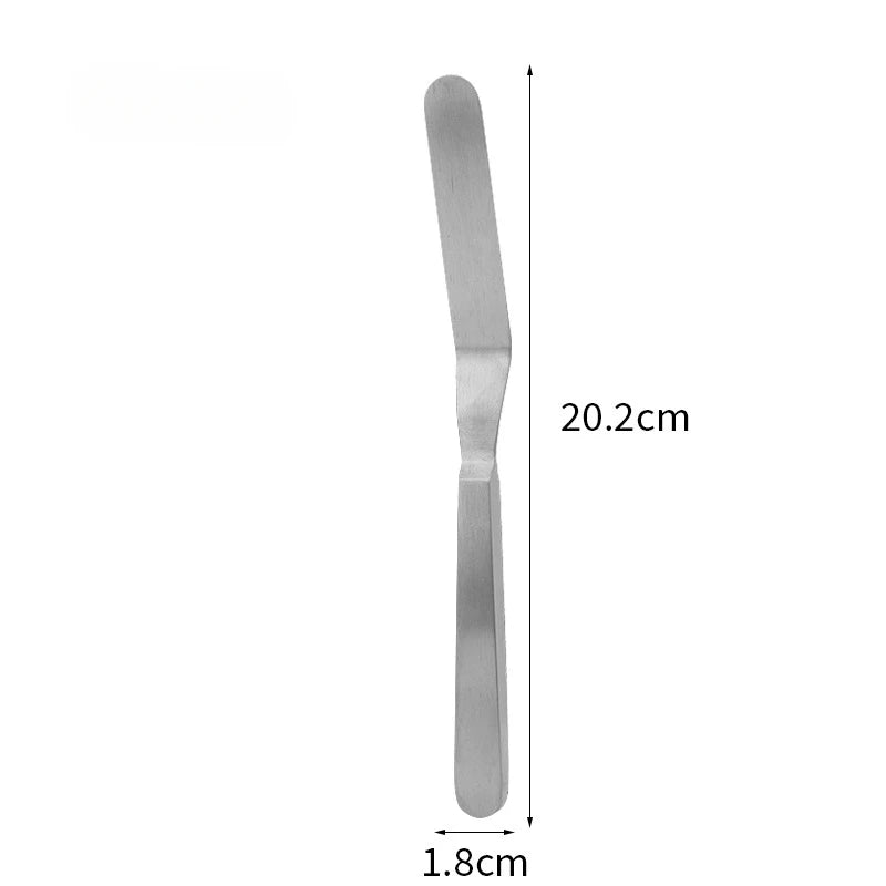 Stainless Steel Cream Spatula Butter Scraper Multiple Color Butter Knife Multiuse Cheese Tool Cake Icing Spatula Kitchen Gadgets