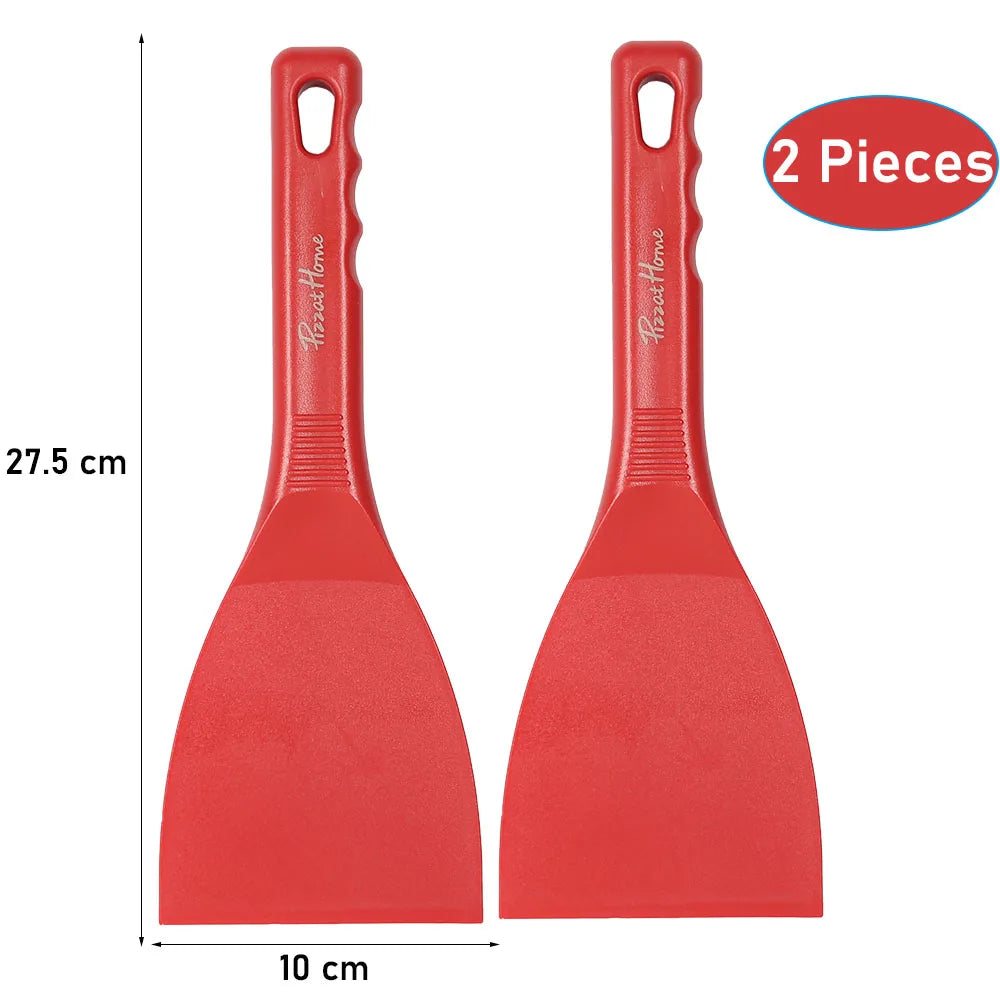 Pizzathome Flexible Scraper Anti-heat Shockproof Spatula Food Grade Non-Stick Scratch Resistant Dough Cutter Flexibility Scraper