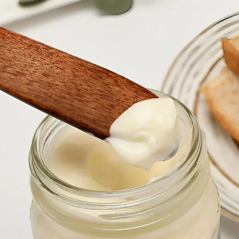 1-10PCS Wooden Butter Spatula Simple Thick Handle Jam Knife Breakfast Toast Jam Spreader Household Kitchen Cooking Accessories