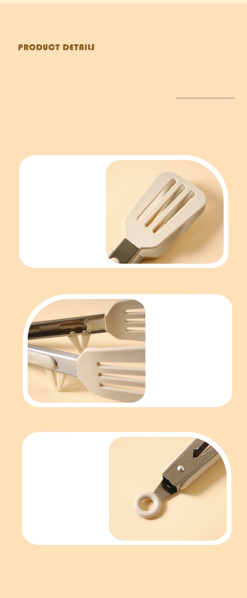 Food Tong Stainless Steel Kitchen Tongs Silicone Nylon Non-Slip Cooking Clip Clamp BBQ Salad Tools Grill Kitchen Accessories