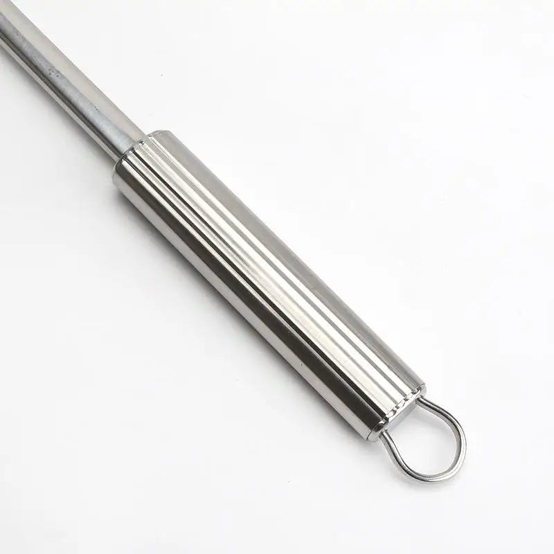 1PC Large Stainless Steel Fish Frying Spatula Egg Pan Scoop Nonstick Long Handle Steak Slotted Flat Shovel Kitchen Cooking Tool