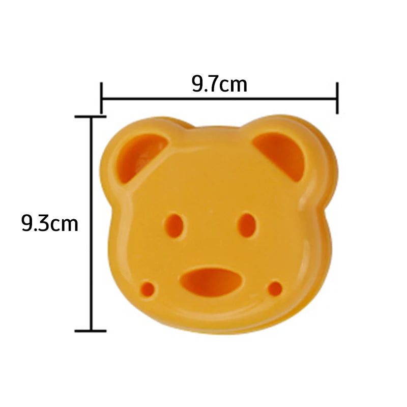 Sandwich Cutter Mini Cartoon Bear Squirrel Sea Dog Bread Knife Sandwich Cutter Sealer for Kids Bento Lunch Baking Mold