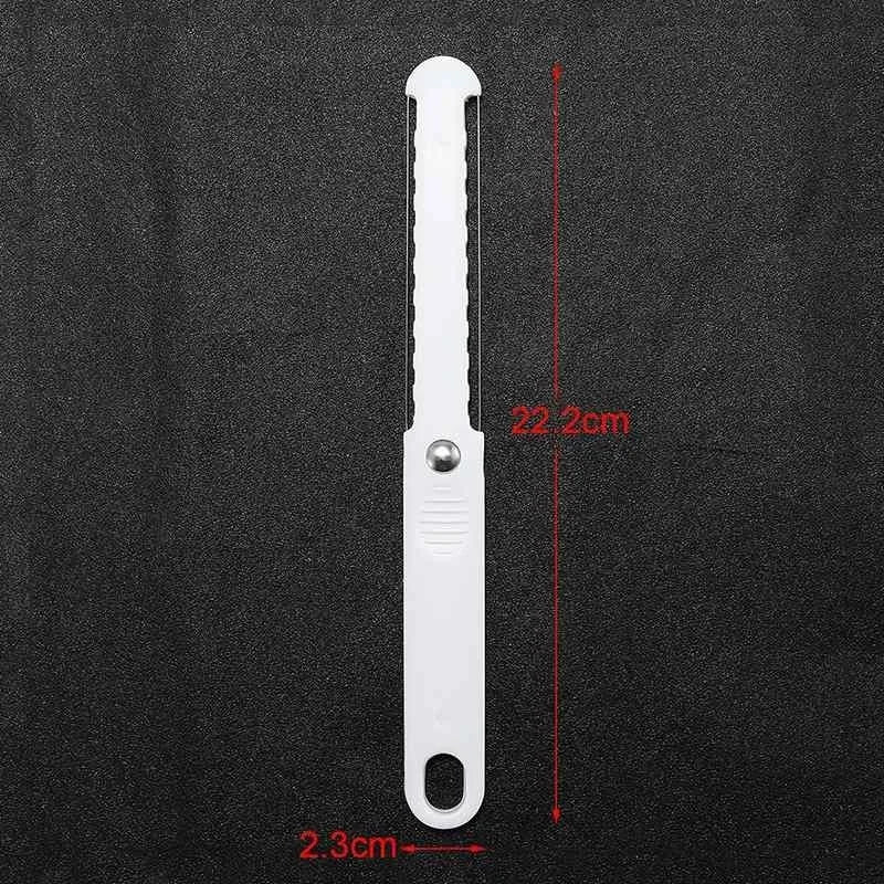 New Cheese Butter Slicer Pissza Knife Sharp Cutter Soft Handle Cutter White Useful Kitchen Cheese Tool Household Cook Supplies