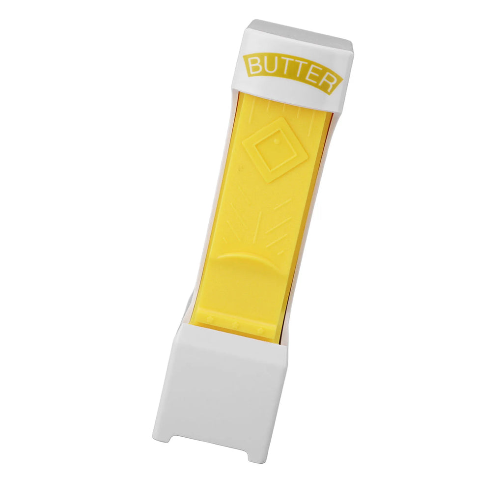 Stick Butter Cutter ABS One Click Butter Cheese Dispenser with Stainless Steel Blade for Making Breads Cakes Butter Cutting Tool