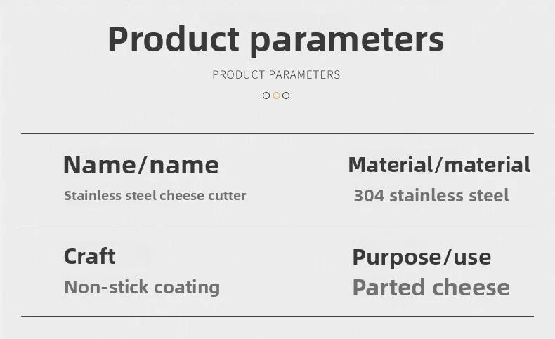 Stainless steel cheese slicer with scale kitchen butter knife for home cheese slicer ham cheese slicer