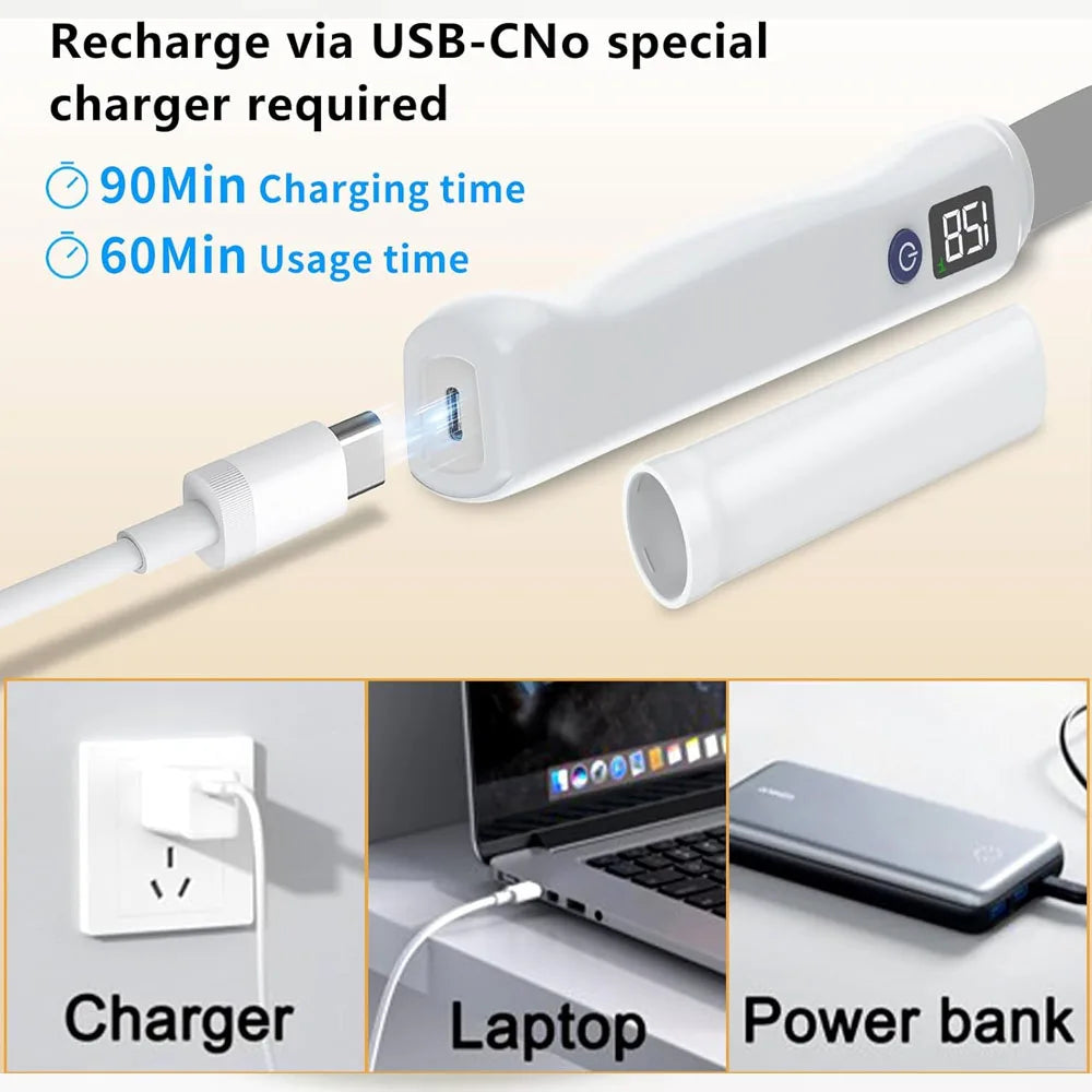 Stainless Steel Heated Butter Knife USB Rechargeable Electric Butter Spreader For Cold Butter Cheese Jam Toast Kitchen Tool