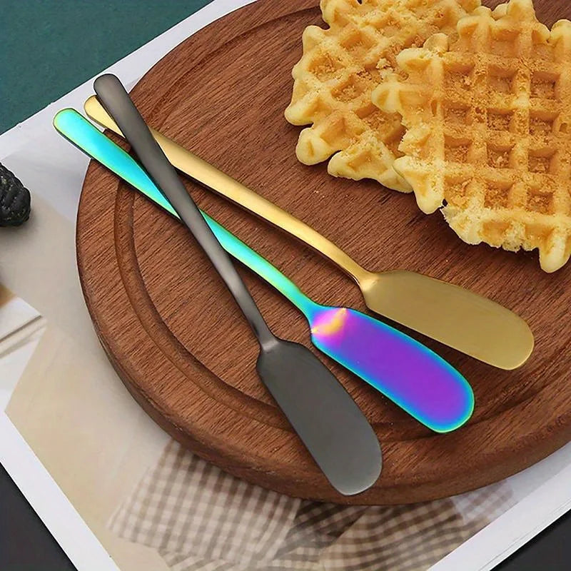 Stainless Steel Butter Knife Cheese Dessert Jam Table-knife Spreaders Breakfast Cutlery Tool Tableware Kitchen Supplies