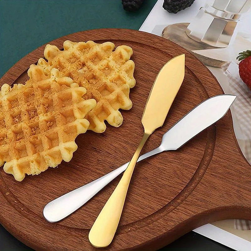 Stainless Steel Butter Knife Cheese Dessert Jam Table-knife Spreaders Breakfast Cutlery Tool Tableware Kitchen Supplies