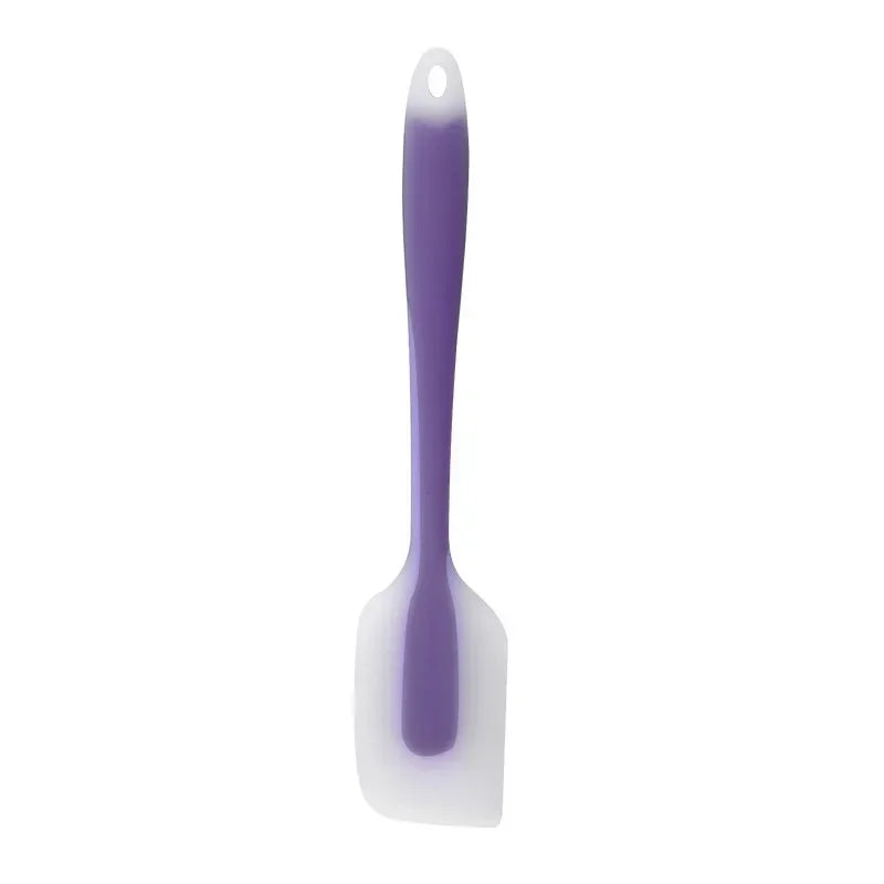Silicone Spatula Cream Butter Cooking Baking Spatula Heat Resistant Utensils Scrape Decorator Translucent Kitchen Baking Tools
