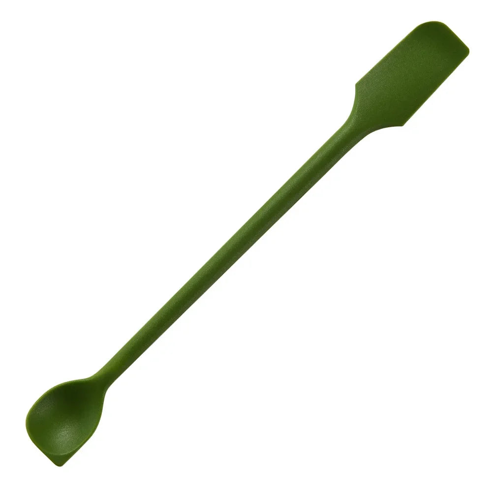 Mini Silicone Scraper Double End Two In One Spatula Jam Bottle Cosmetic Bottle Scraper Spoon Set for Jam Seasoning