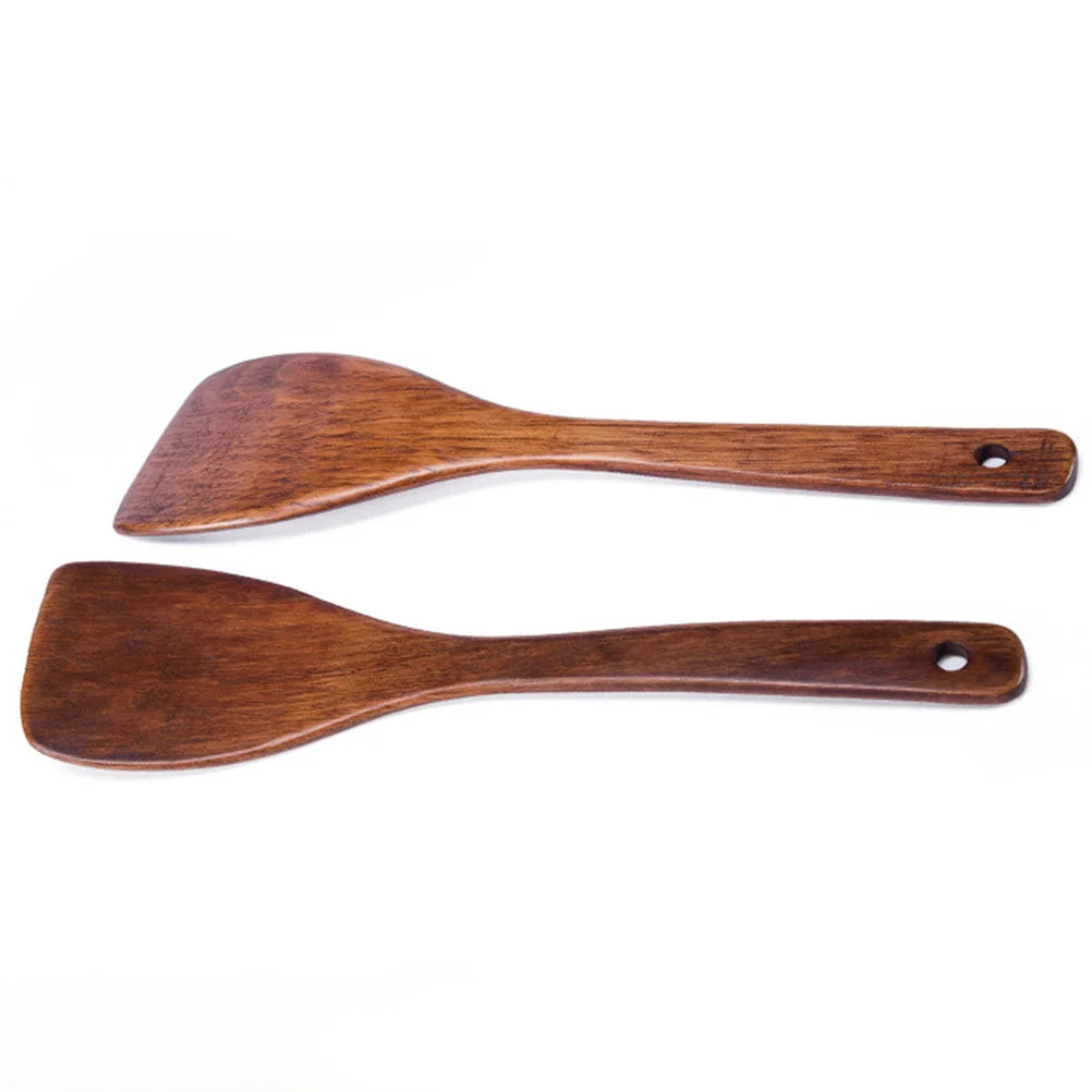 Long Handle Spatula For Cooking Utensil Wood Spatula Turner Kitchen Cooking Utensil Wooden Tool Baking Pastry Spoon Shovel