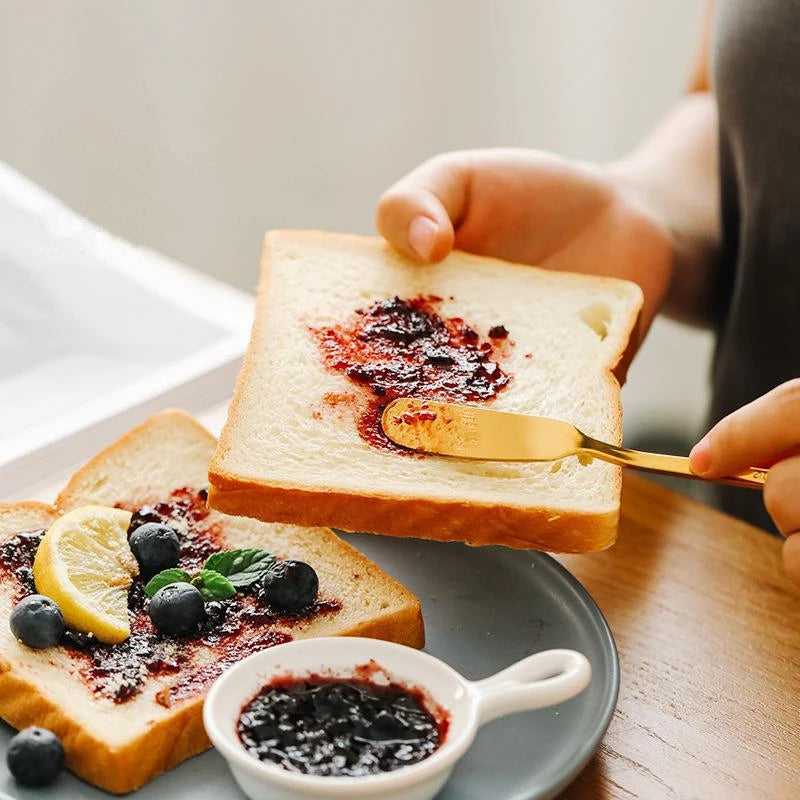 Western Stainless Steel Butter Knife Cheese Spatula Bread Cream Jam Spreaders for Cake Jelly Pastry Tools Baking Utensils