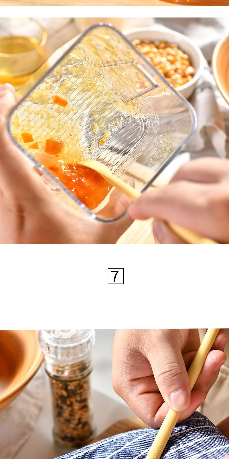 Mini Silicone Scraper Double End Two In One Spatula Jam Bottle Cosmetic Bottle Scraper Spoon Set for Jam Seasoning