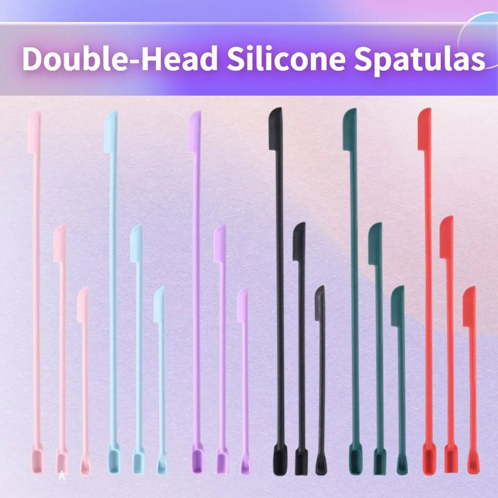 Face Mask Brush Cosmetic Last Drop Scoop Beauty Tools Silicone Spatula Deep Bottle Scraper Cosmetics Spoon Makeup Brushes