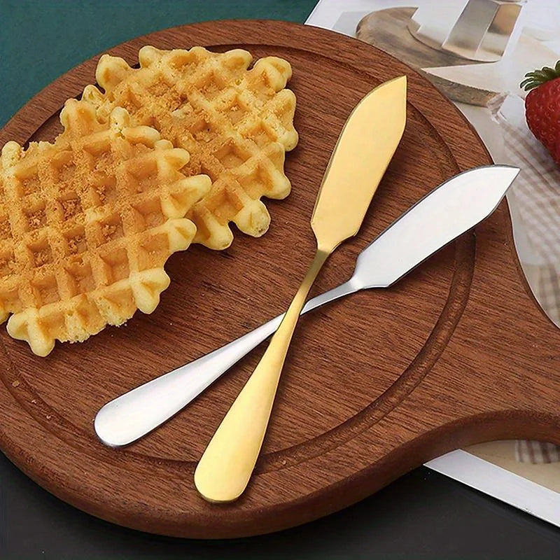 Stainless Steel Butter Knife Cheese Dessert Jam Table-knife Spreaders Breakfast Cutlery Tool Tableware Kitchen Supplies