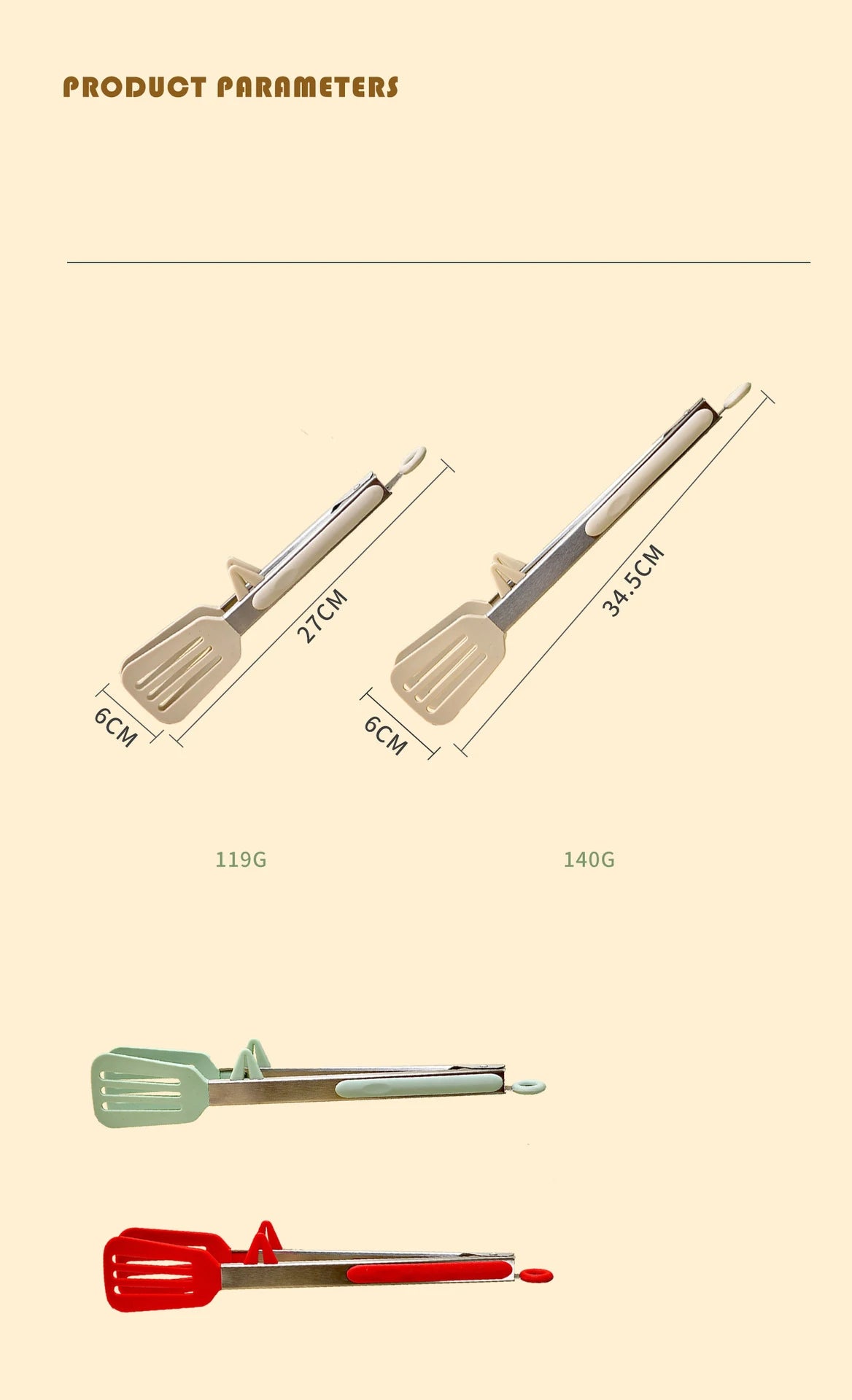 Food Tong Stainless Steel Kitchen Tongs Silicone Nylon Non-Slip Cooking Clip Clamp BBQ Salad Tools Grill Kitchen Accessories