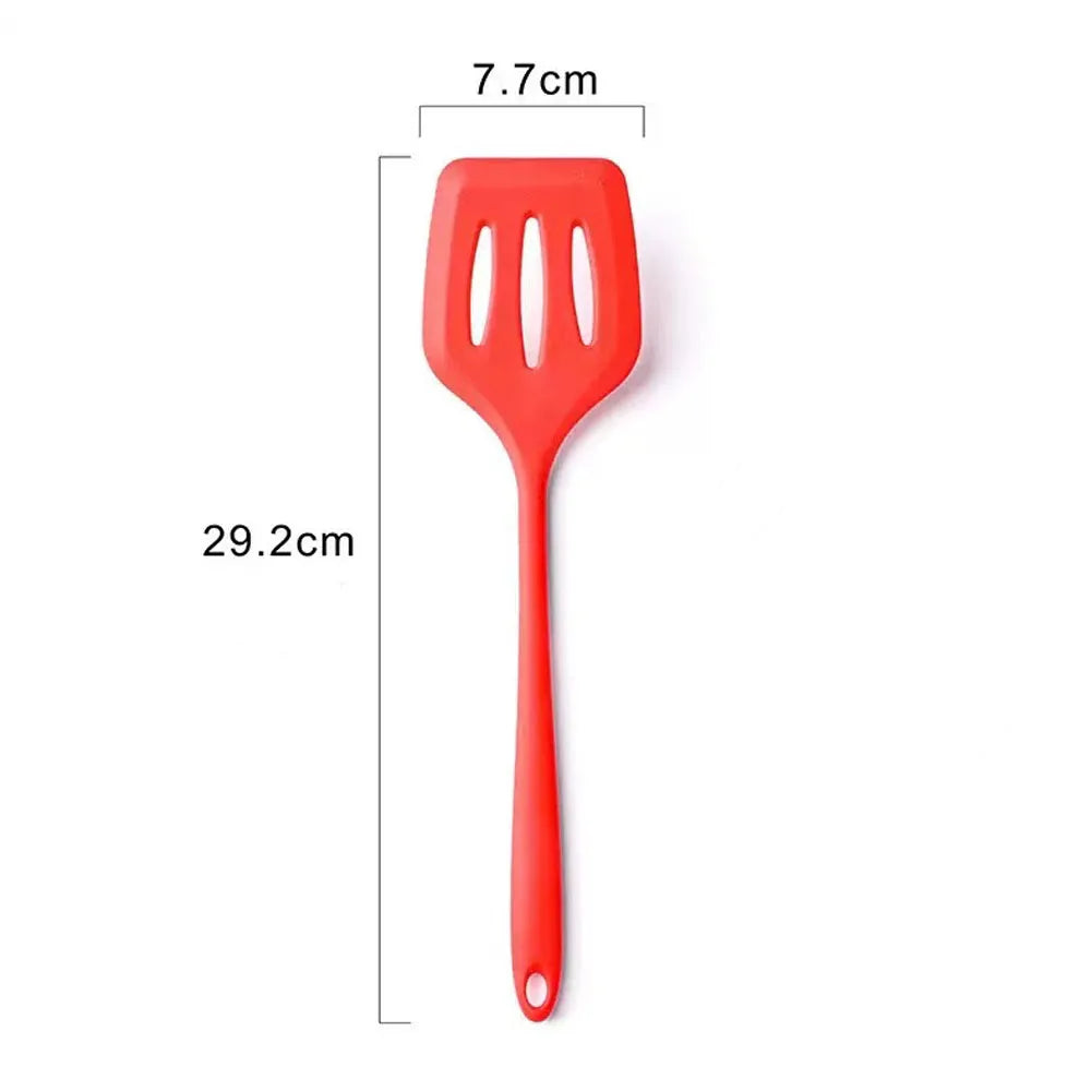 Wide Silicone Spatula Shovel Turner Nonstick Fried Shovel Fish Spatula Silicone Wide Flexible Turner for Nonstick Cookware Egg