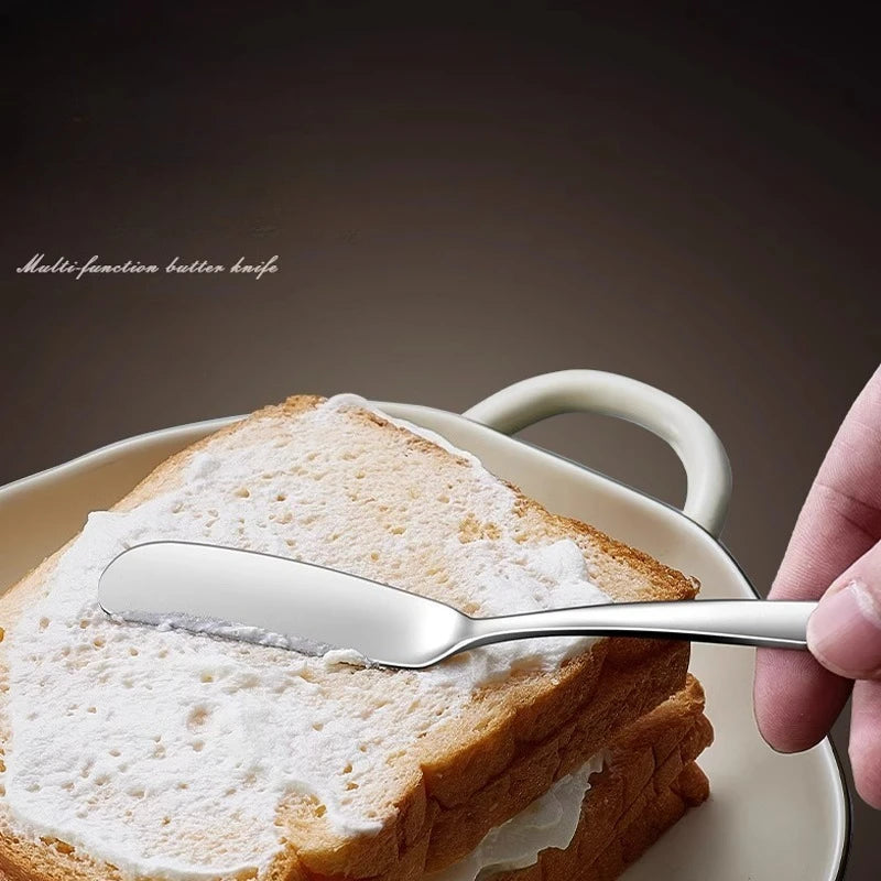 1PC Butter Knife Stainless Steel Jam Spatula Bread Cream Knife Avocado Toast Peanut Butter Special Kitchen Baking Tools