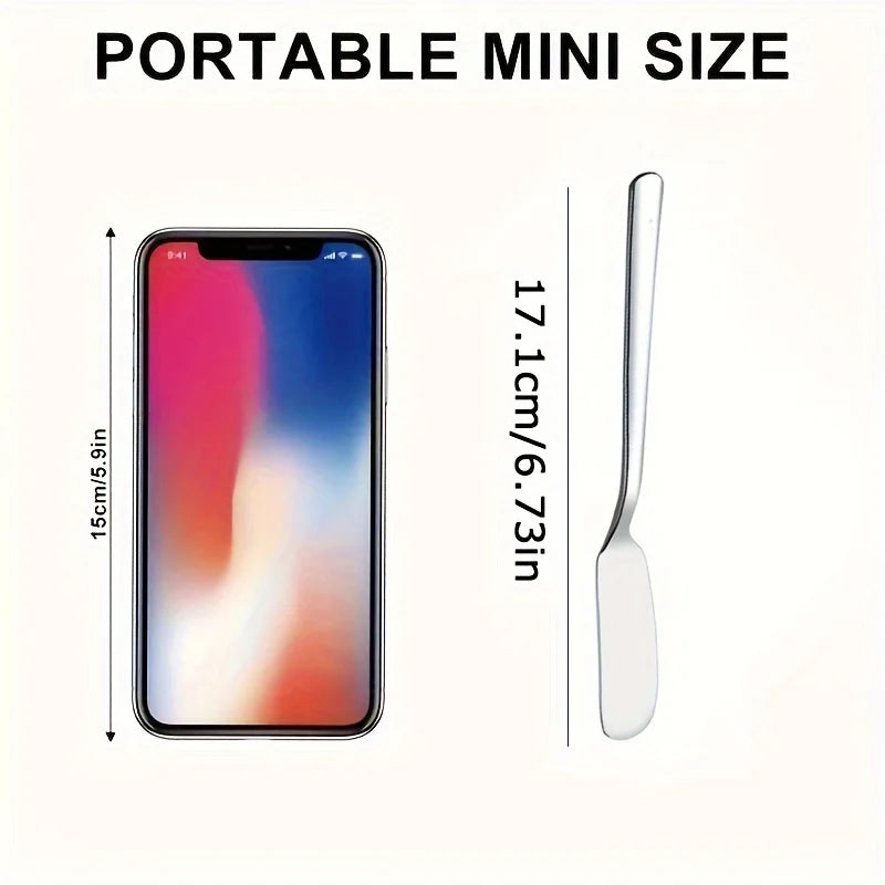 Butter knife Stainless Steel Butter Knife Cheese Long Handle Cheese Bread Jam Cutter Multifunctional Food Tableware