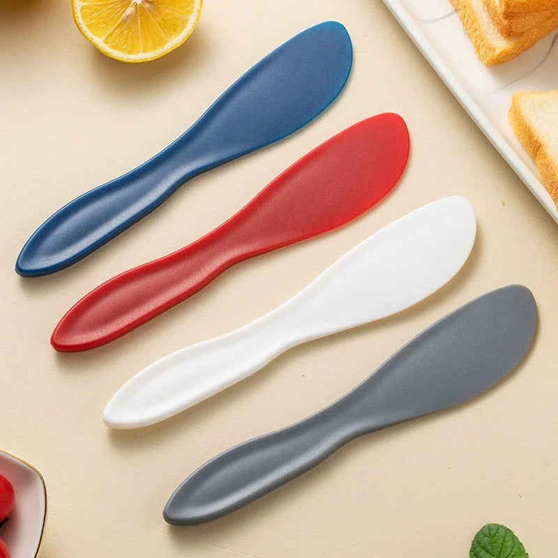 Kitchen Plastic Butter Cutter Cheese Jam Spreaders Wipe Cream Cutter Utensil Multifunction Butter BreadKnife Kitchen Gadget