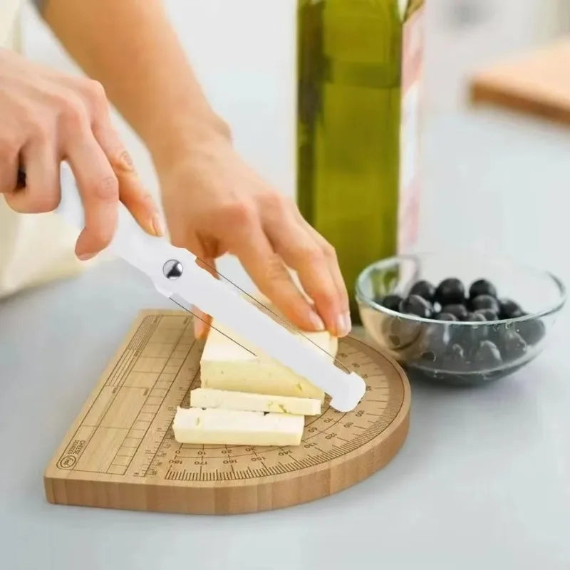 1PC Cheese Butter Slicer Peeler Cutter Tool Wire Thick Hard Soft Handle Plastic Cheese Knife Cooking Baking Tools