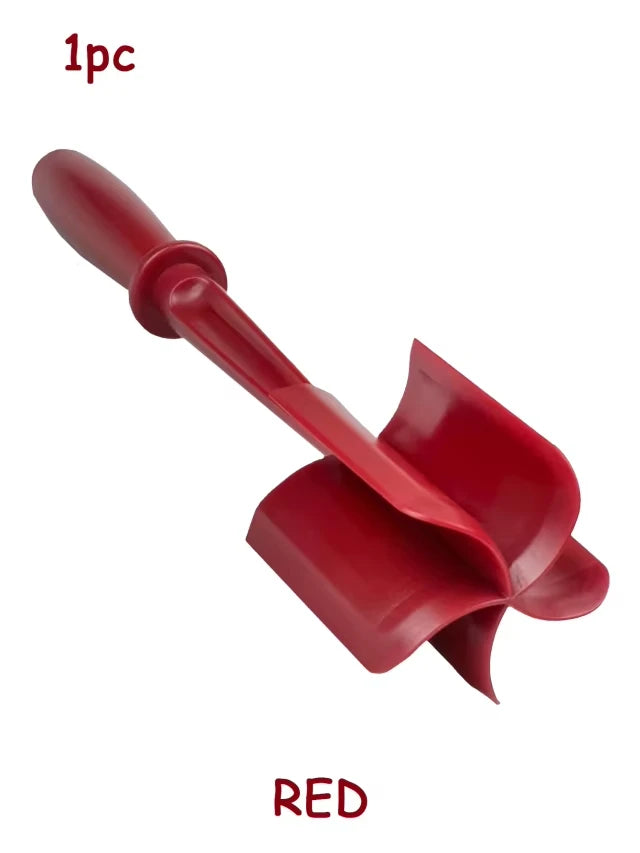 Kitchen Meat Chopper Ground Beef Masher Mixing, Grinding and Pounding Spatula Meat Scraper for Mincing Meat