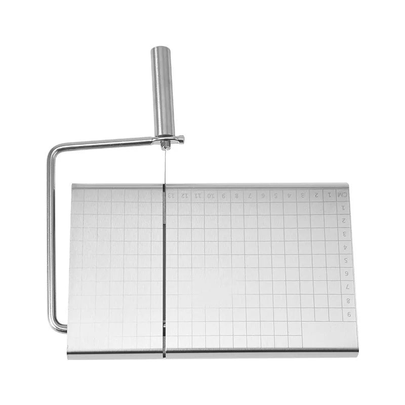 Stainless steel cheese slicer with scale kitchen butter knife for home cheese slicer ham cheese slicer