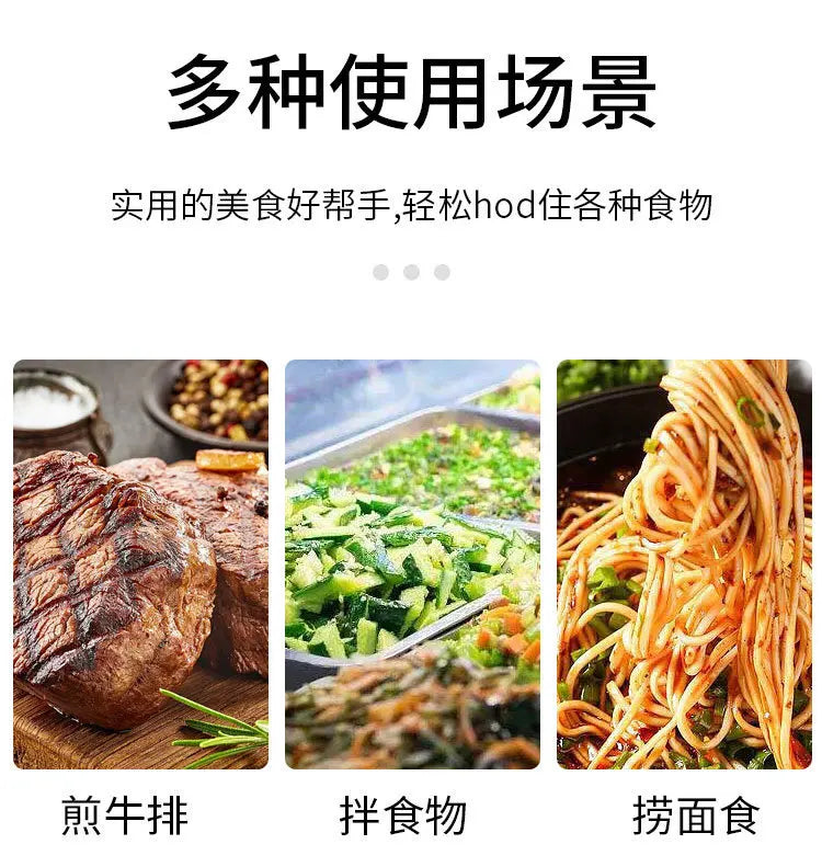 Food Tongs Portable Barbecue Stainless Steel Kitchen Steak Salad Clamp Serving Buffet Clip Cooking BBQ Tweezer Gadgets for Home