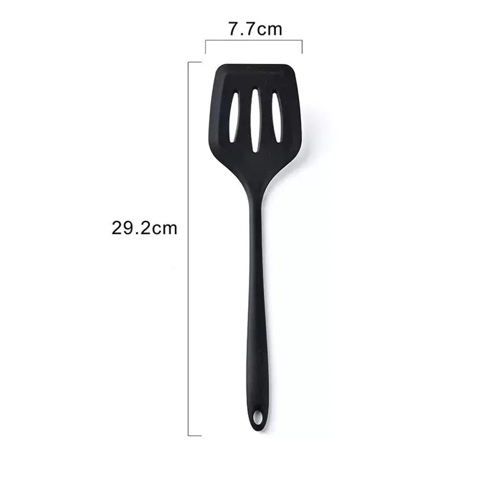 Wide Silicone Spatula Shovel Turner Nonstick Fried Shovel Fish Spatula Silicone Wide Flexible Turner for Nonstick Cookware Egg
