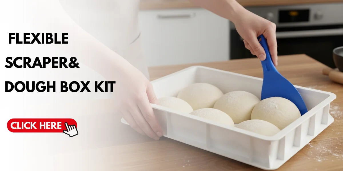 Flexible Pizza Dough Scraper Spatula Pizza Dough Cutter Tools And Accessories Dough Spatula for Pizza with Hanging Bracket