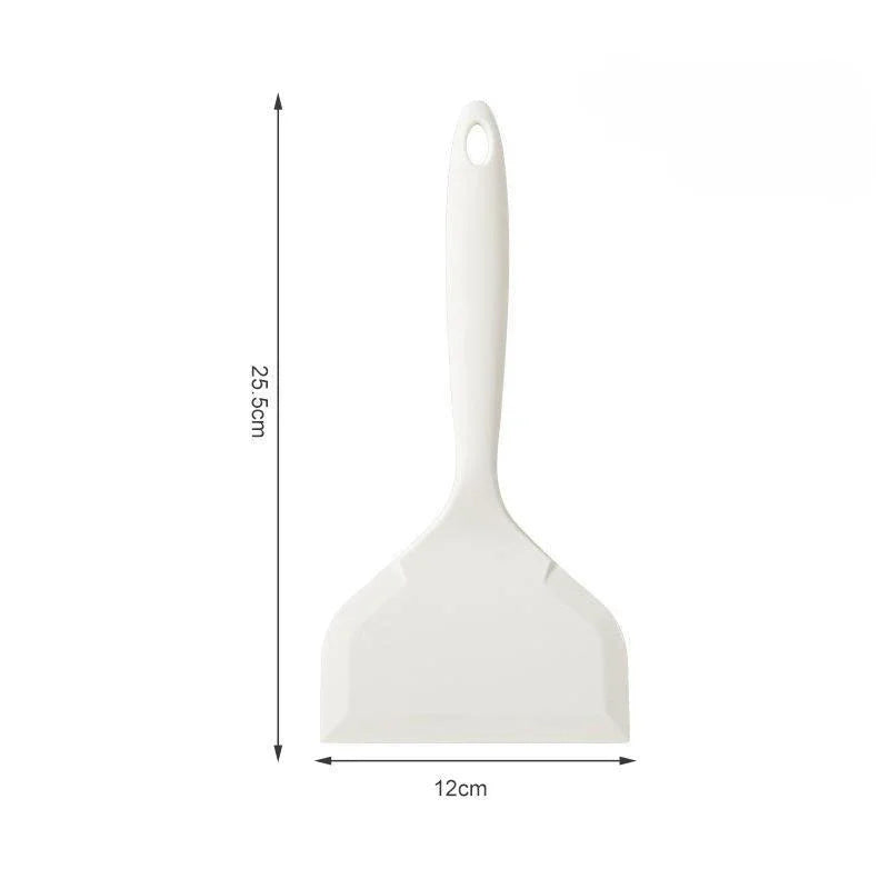 Silicone Heat Resistant Spatula Household Food Grade Non-stick Frying Pan Sushi Steak Fish Pancake Baking Scoop Kitchen Tool