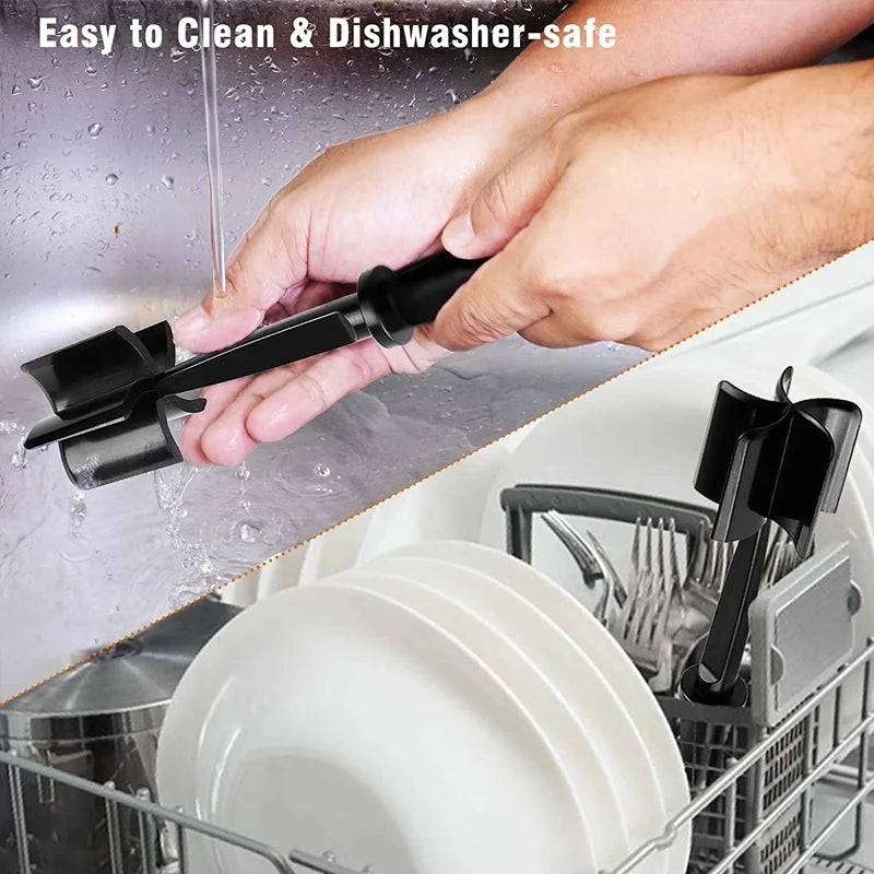 Kitchen Meat Chopper Ground Beef Masher Mixing, Grinding and Pounding Spatula Meat Scraper for Mincing Meat