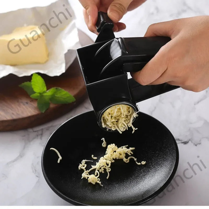 Hand Crank Rotary Cheese Grater GraterMulti-Purpose Cheese Scrubber Cheese Grater Rotary Butter Knife