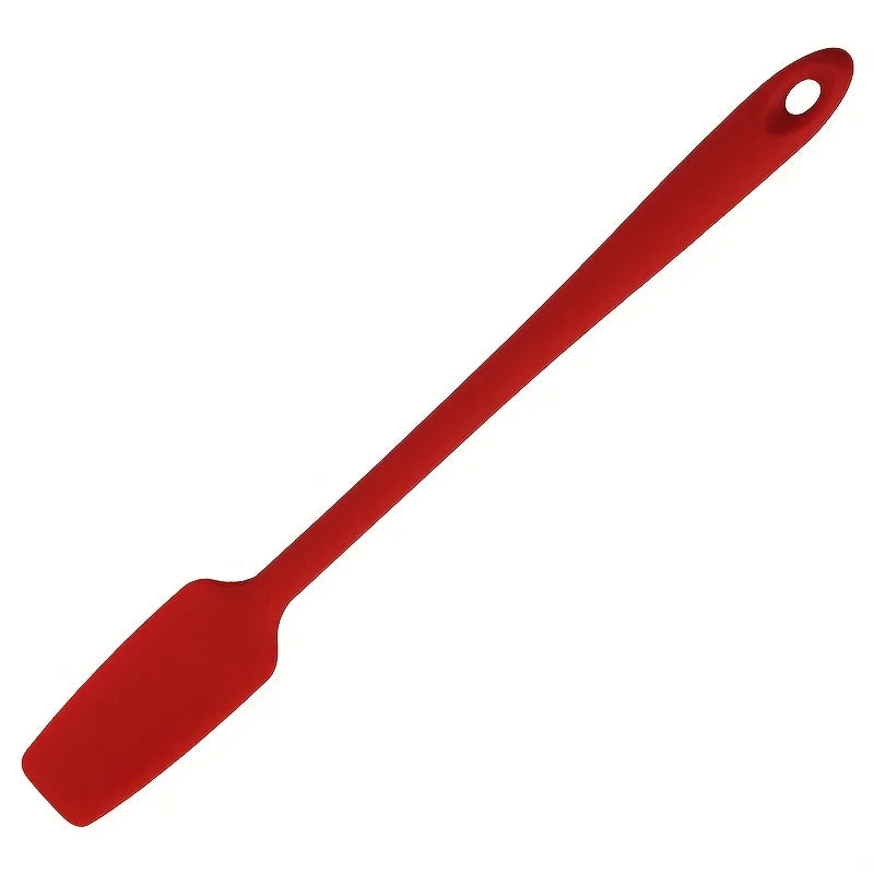 Long Handle Silicone Spatula for Kitchen, Jar Scraper Spatula, Non-Stick Rubber Scraper, Smoothies, Blenders Cooking Baking